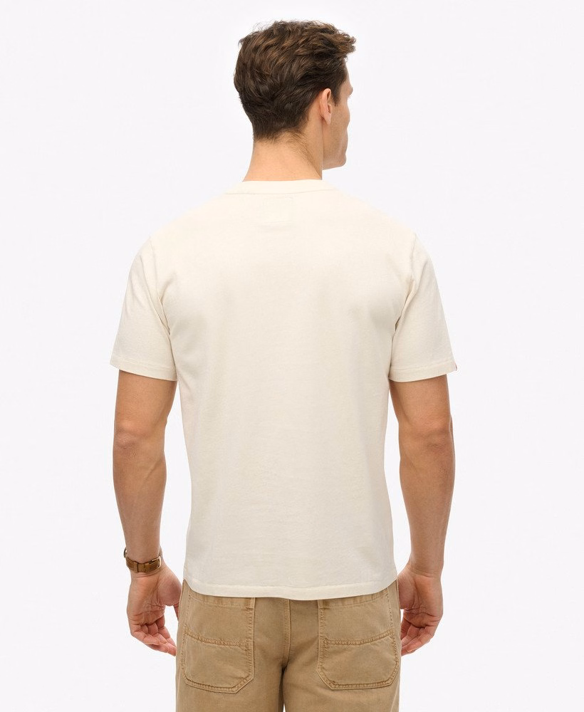 Camiseta Vintage Esportiva Essencial com Estampa