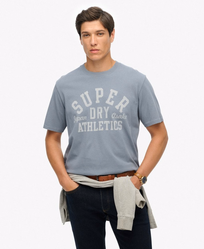 Camiseta Vintage Esportiva Essencial com Estampa