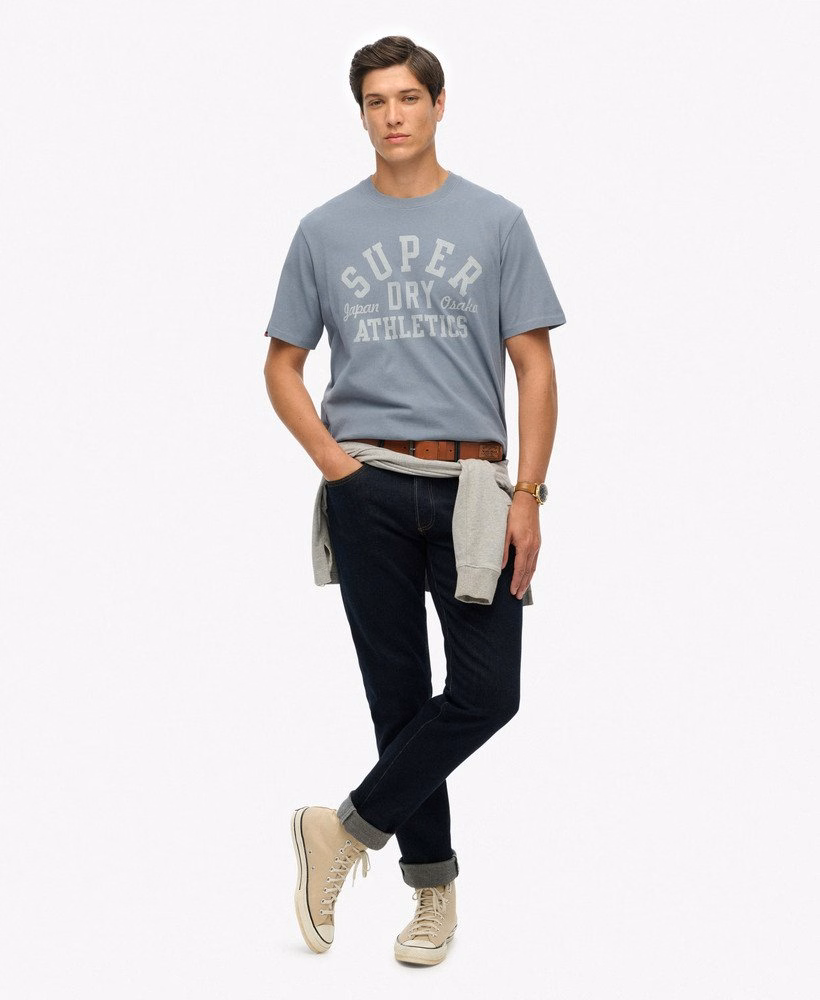 Camiseta Vintage Esportiva Essencial com Estampa