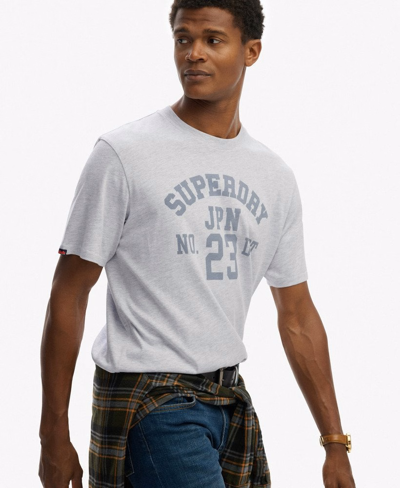Camiseta Vintage Esportiva Essencial com Estampa
