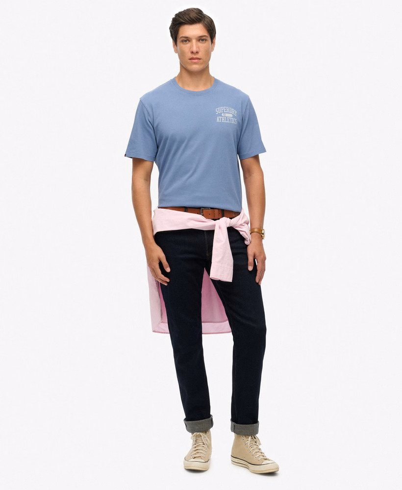Camiseta Vintage Esportiva Essencial com Estampa