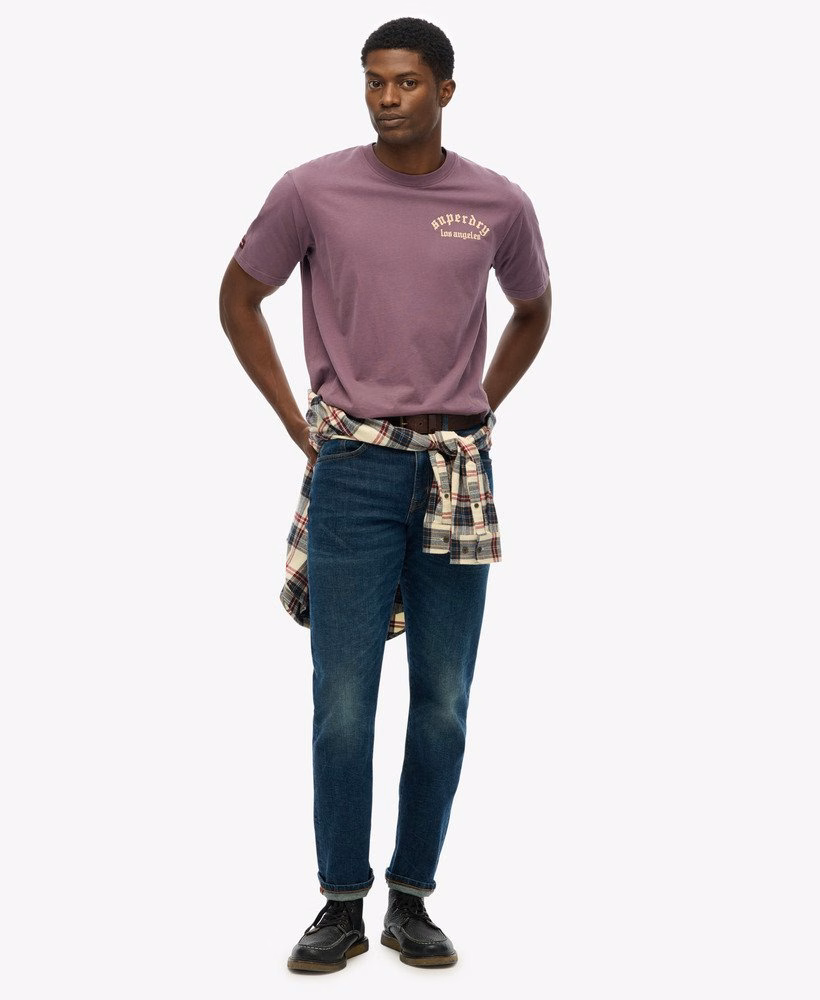 Camiseta folgada com estampa de tatuagem