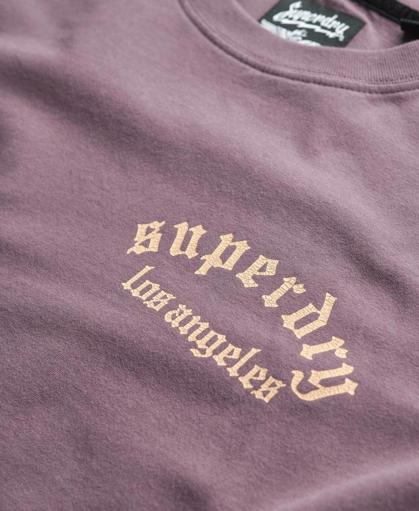 Camiseta folgada com estampa de tatuagem