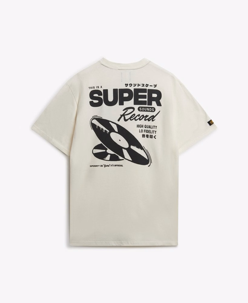 Camiseta oversized da gravadora