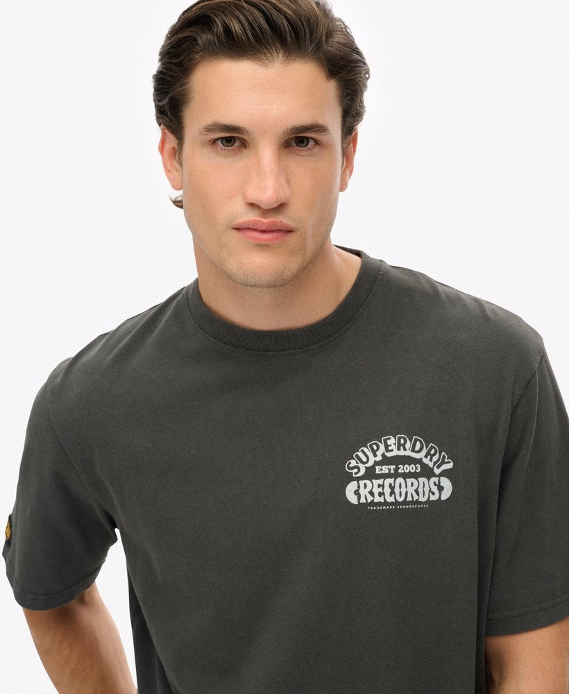 Camiseta oversized da gravadora
