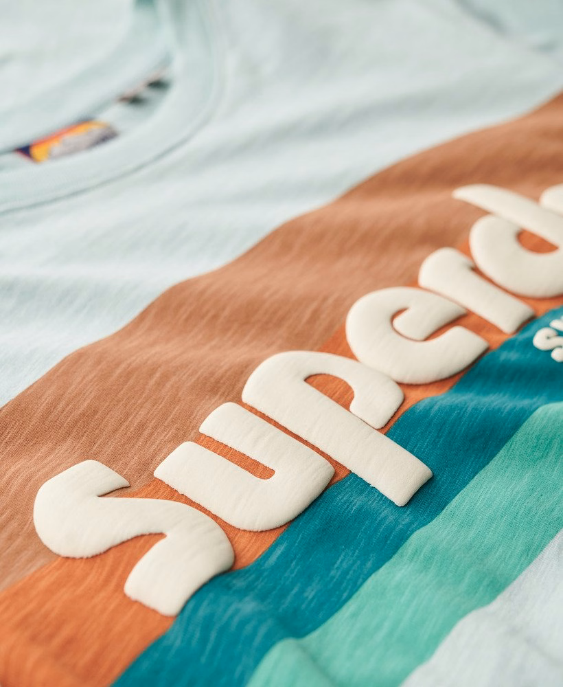 Camiseta Relaxed com Listras e Logo da Terrain