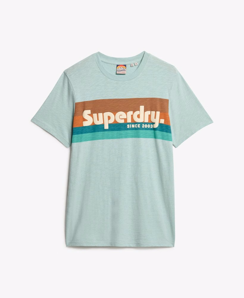 Camiseta Relaxed com Listras e Logo da Terrain