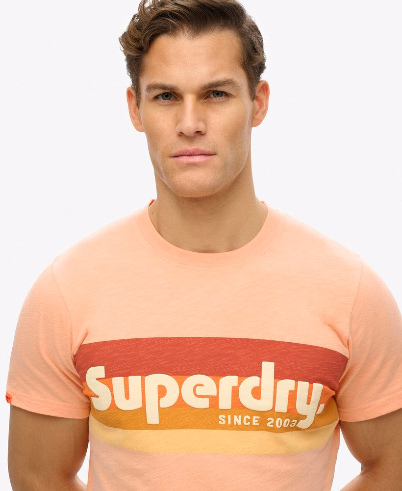 Camiseta Relaxed com Listras e Logo da Terrain