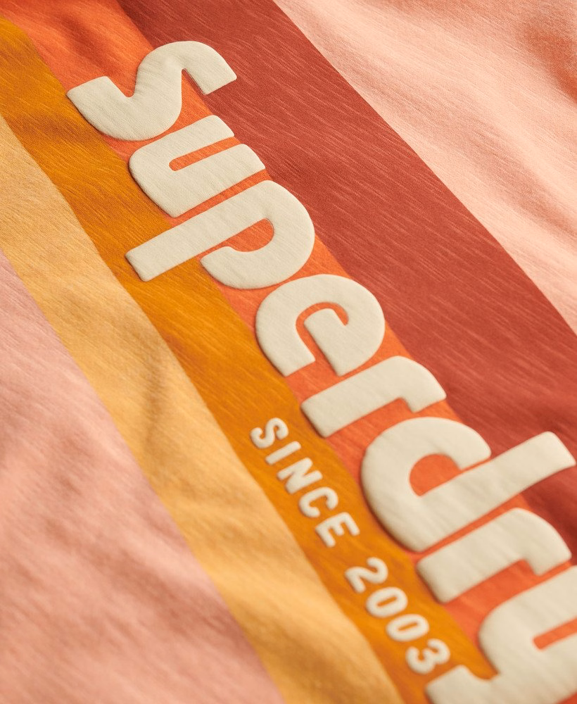 Camiseta Relaxed com Listras e Logo da Terrain
