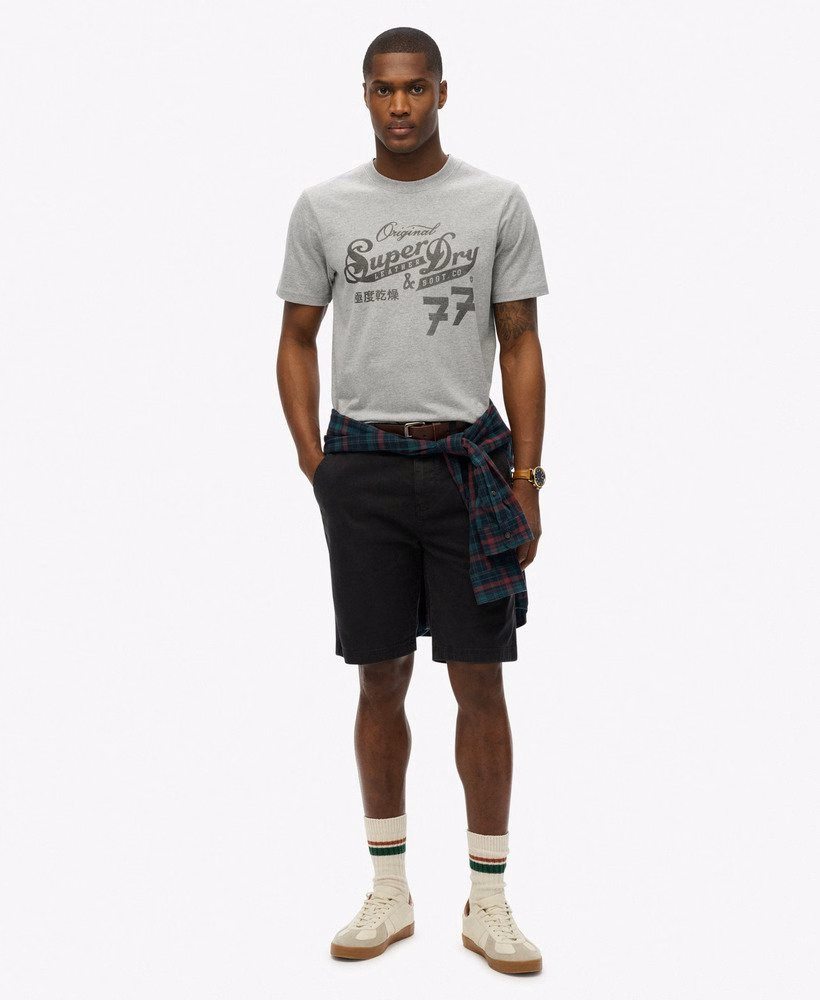 Camiseta Leather & Boot Co com estampa Script