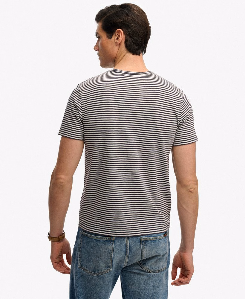 Camiseta clássica listrada essencial