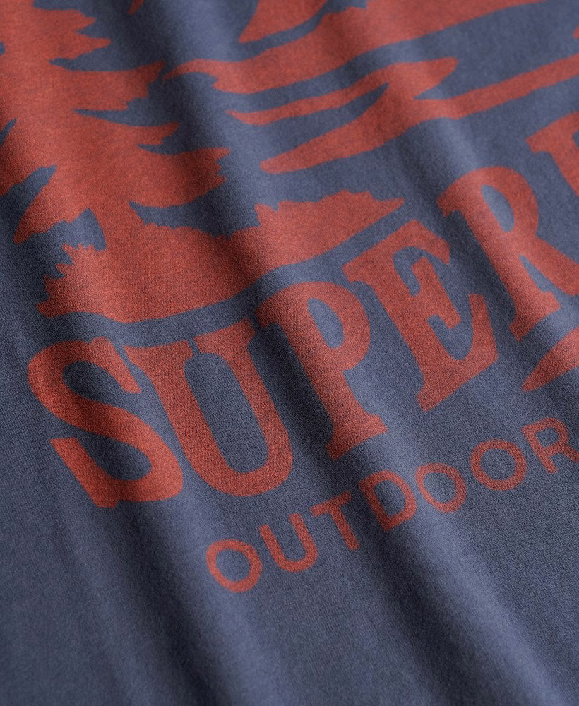 Camiseta retrô para atividades ao ar livre