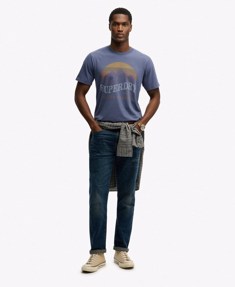 Camiseta Relaxada para Atividades ao Ar Livre na Montanha