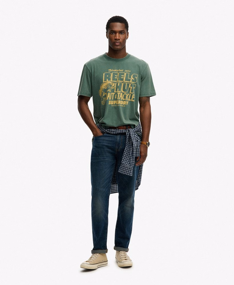 Camiseta folgada para comércio à beira da estrada