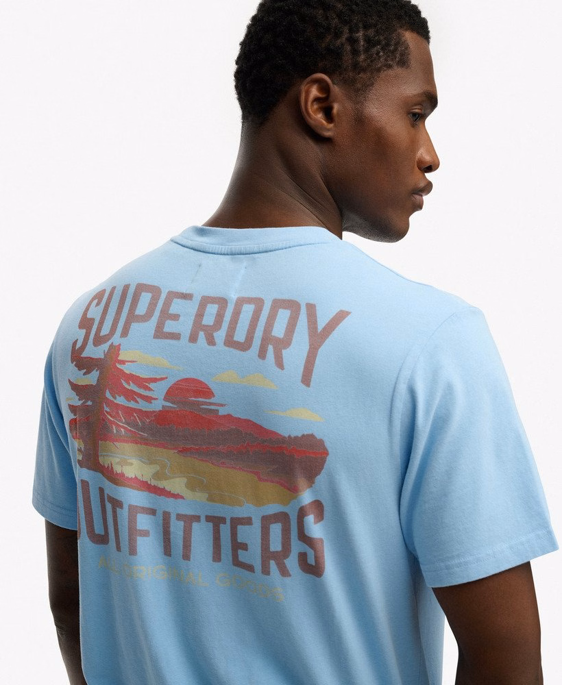 Camiseta Relaxada para Atividades ao Ar Livre na Montanha