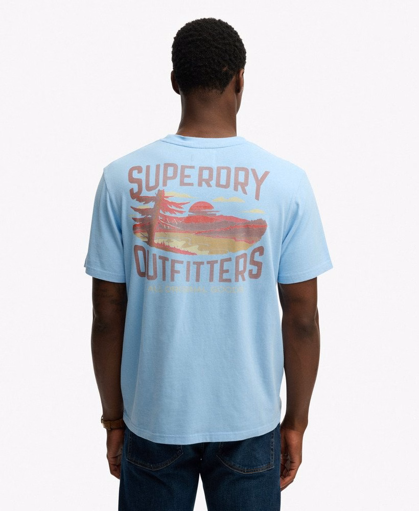 Camiseta Relaxada para Atividades ao Ar Livre na Montanha