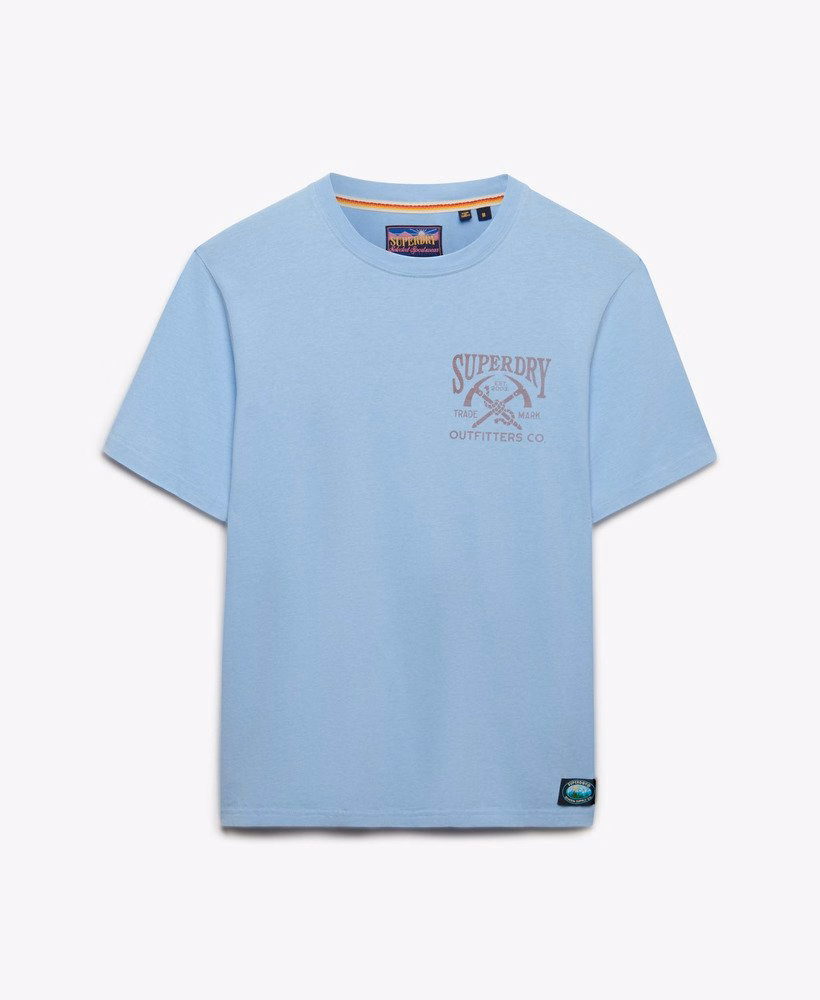 Camiseta Relaxada para Atividades ao Ar Livre na Montanha