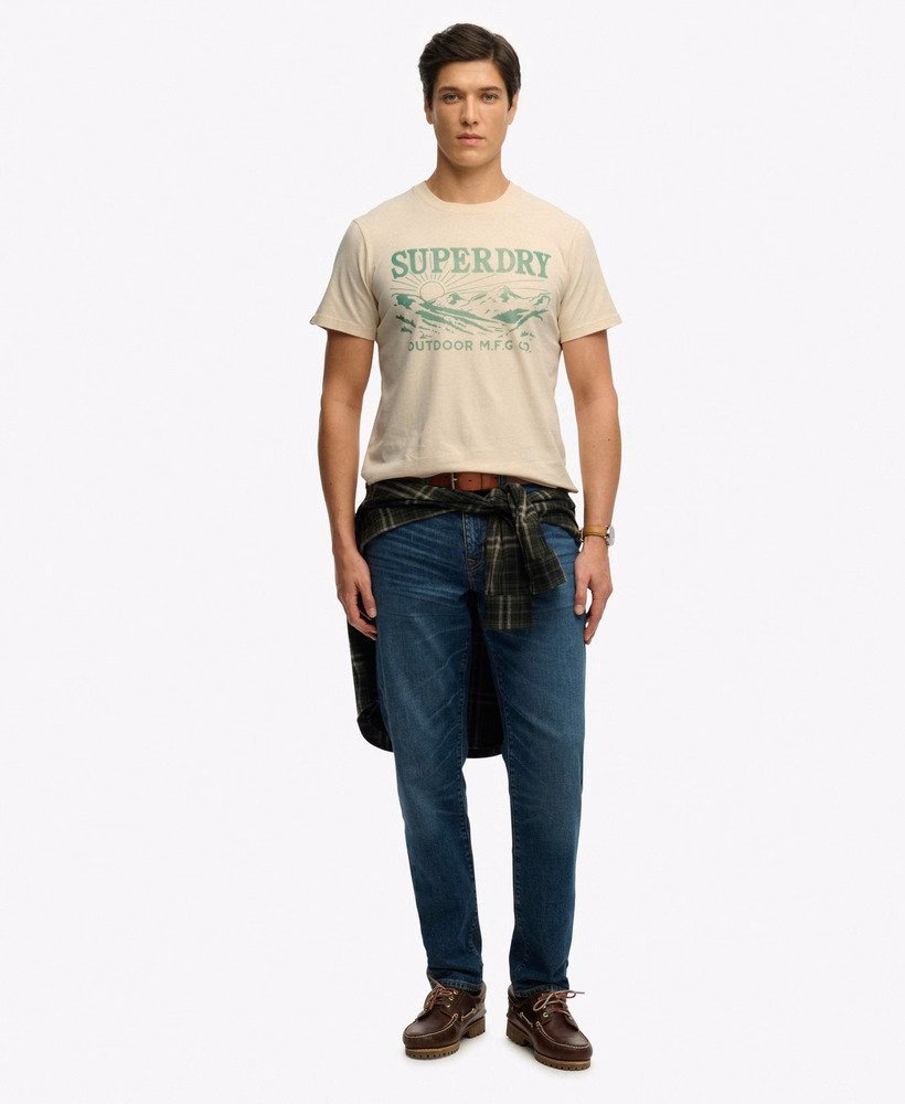 Camiseta retrô para atividades ao ar livre