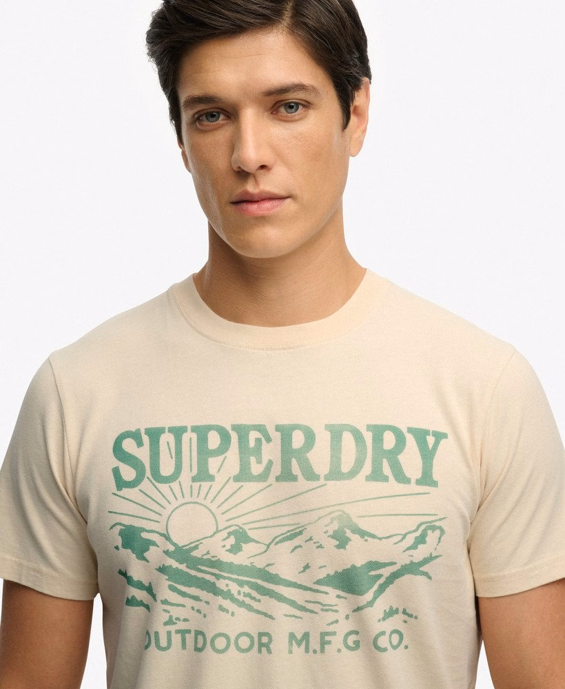 Camiseta retrô para atividades ao ar livre