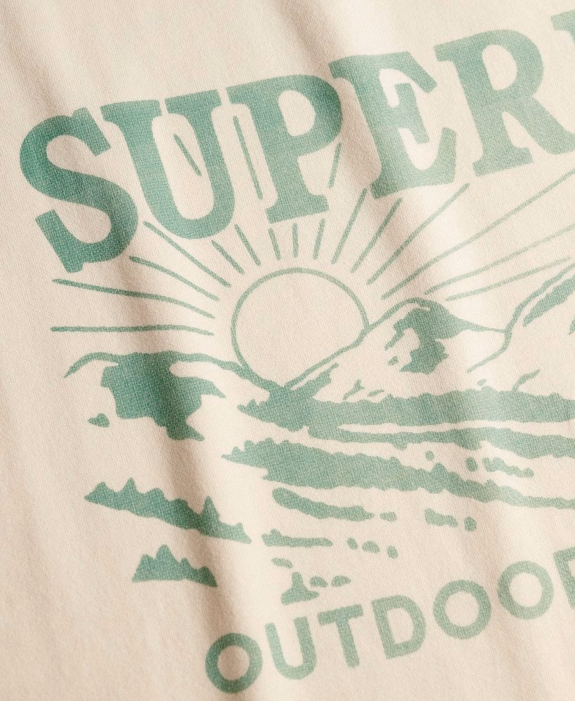 Camiseta retrô para atividades ao ar livre
