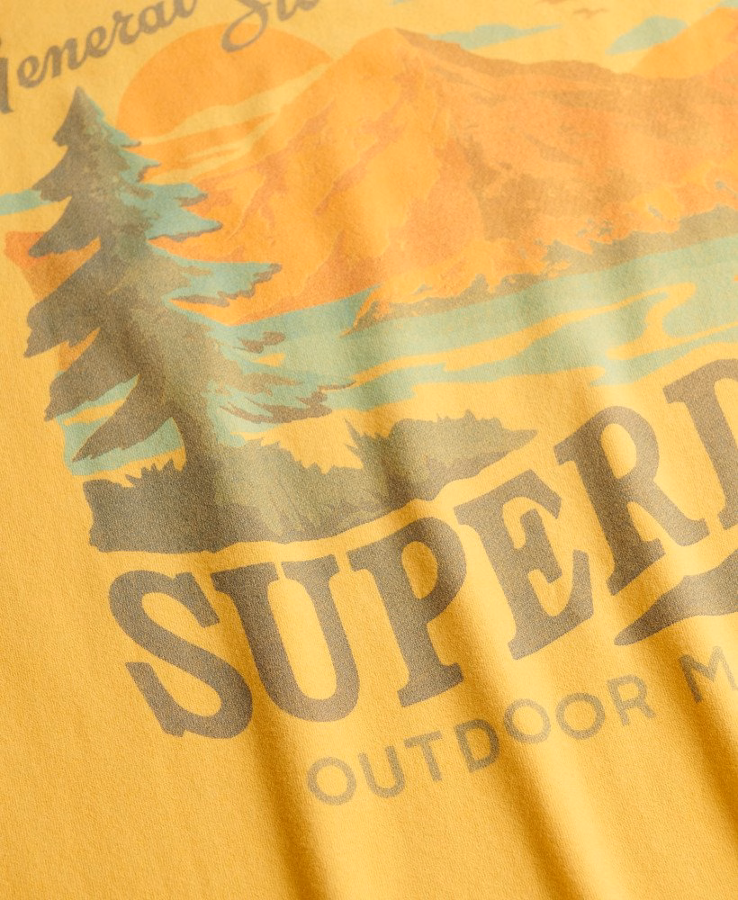 Camiseta Relaxada para Atividades ao Ar Livre na Montanha
