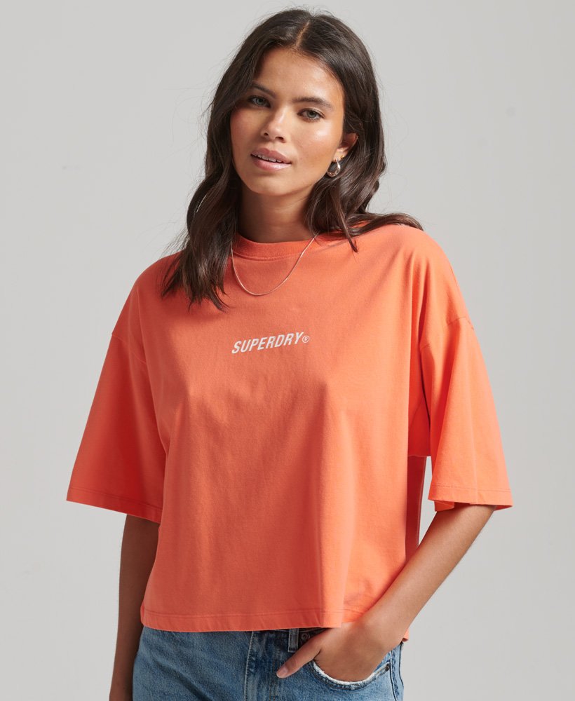 camiseta core sport na cor rosa deserto