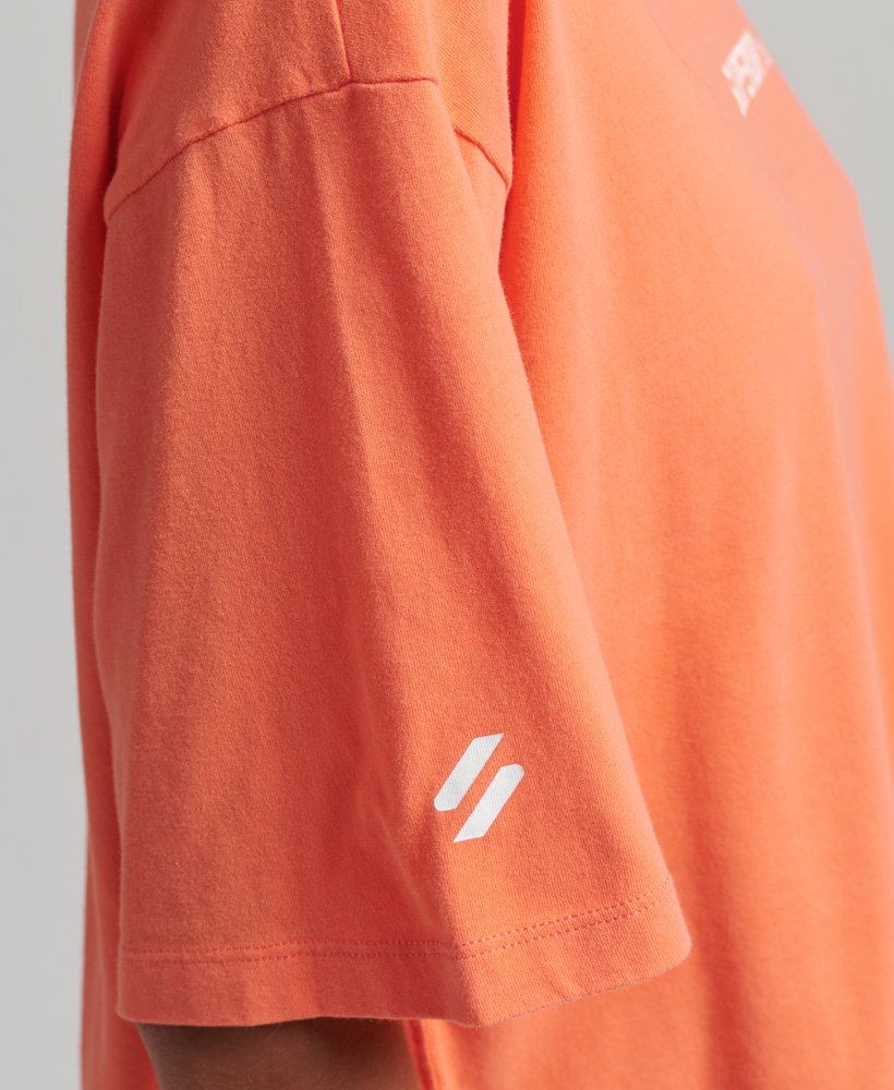 camiseta core sport na cor rosa deserto