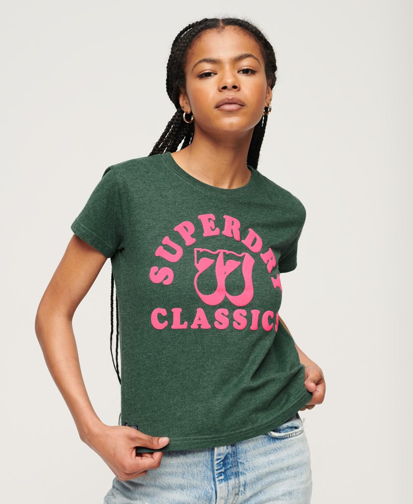 camiseta archive neon graphic na cor bengreen marl