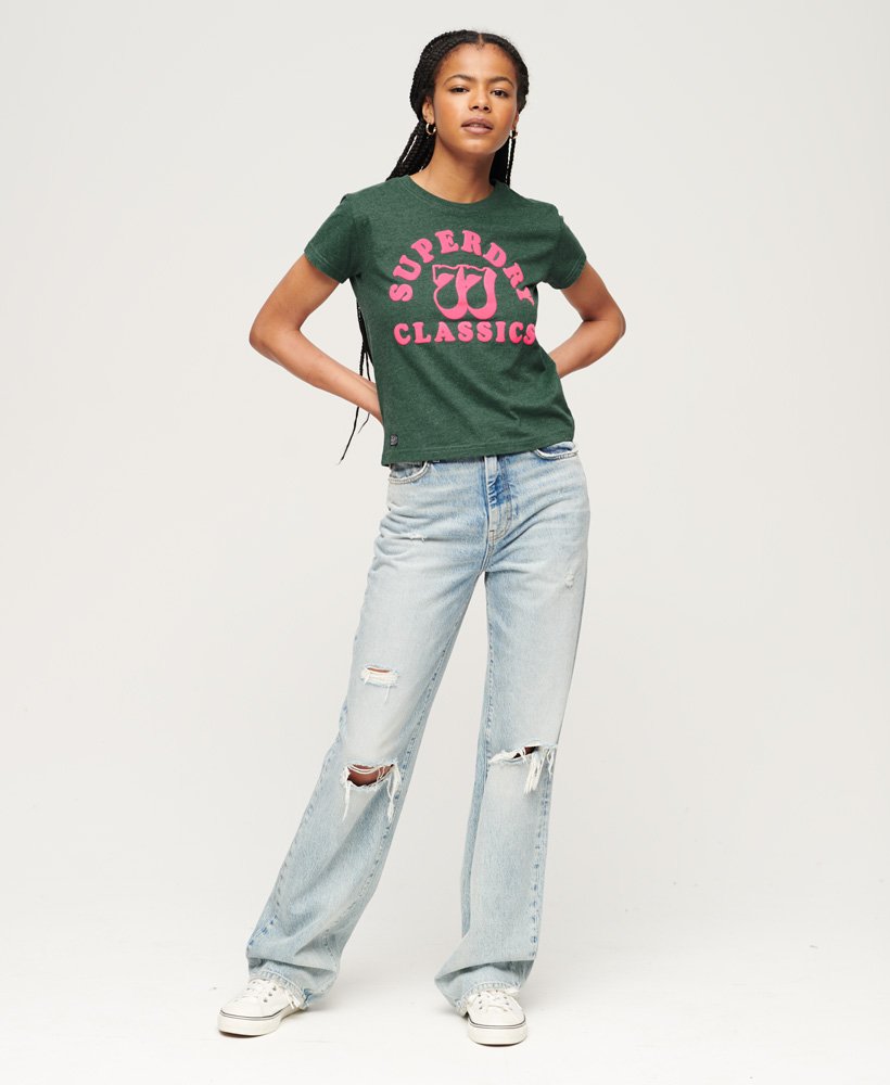 camiseta archive neon graphic na cor bengreen marl