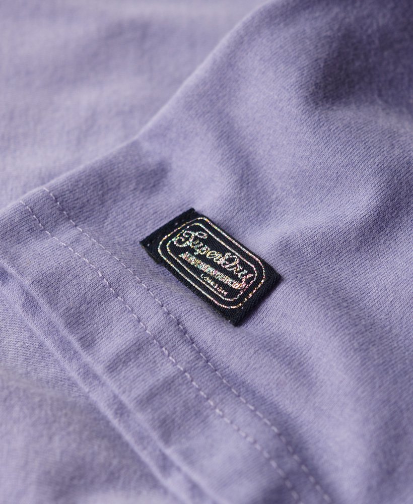 camiseta archive neon graphic na cor violeta mesclada