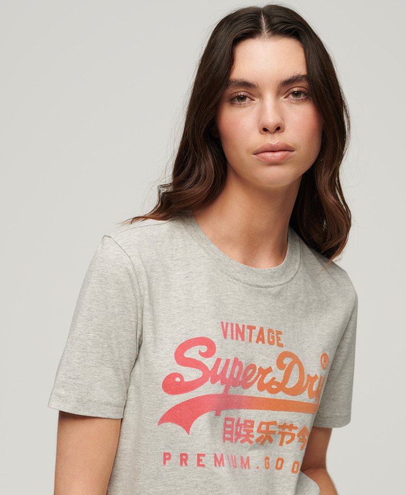 camiseta tonal graphic relaxed em cinza glacial mesclado