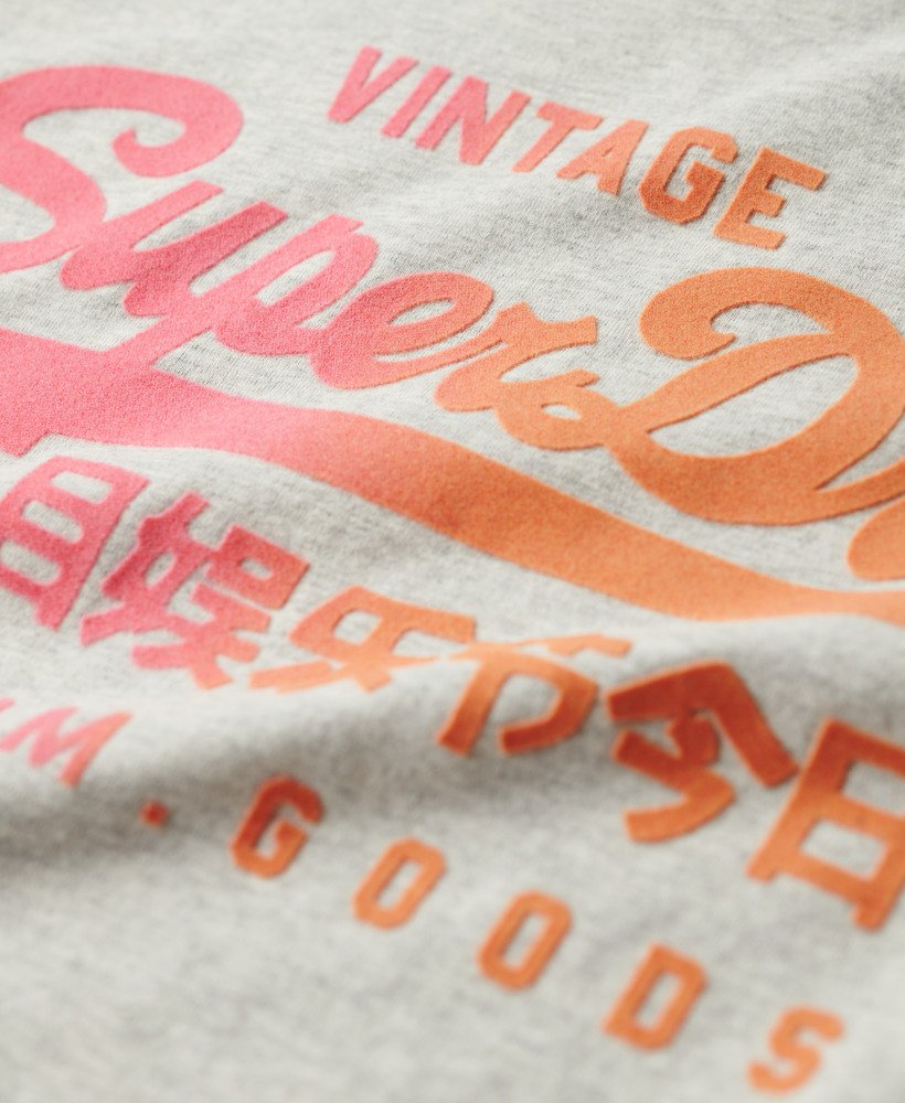 camiseta tonal graphic relaxed em cinza glacial mesclado