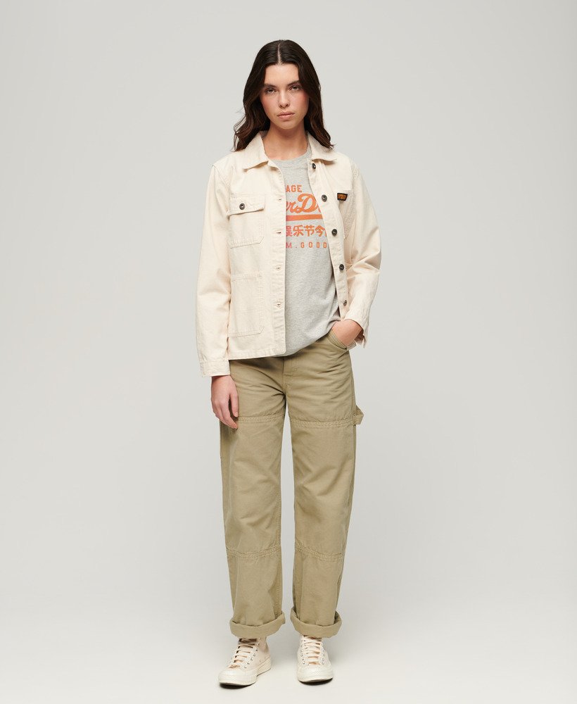 camiseta tonal graphic relaxed em cinza glacial mesclado