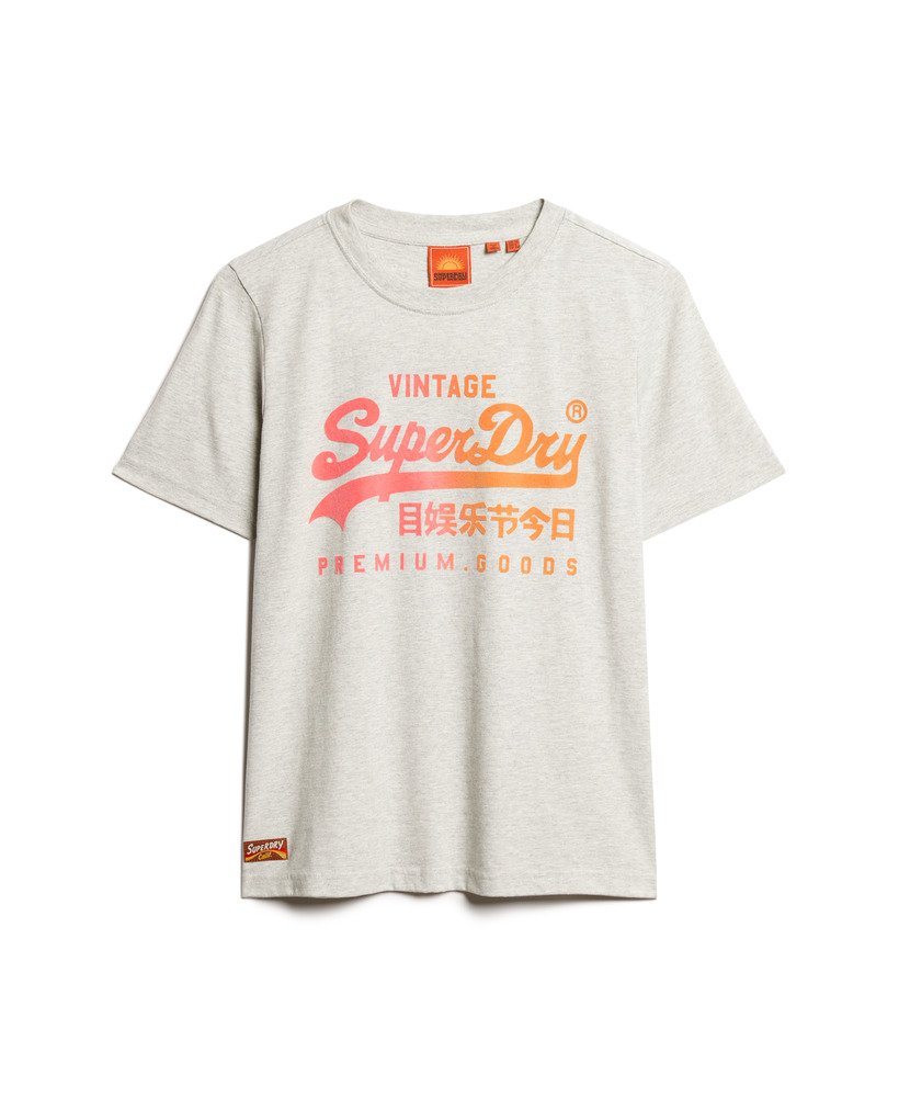 camiseta tonal graphic relaxed em cinza glacial mesclado