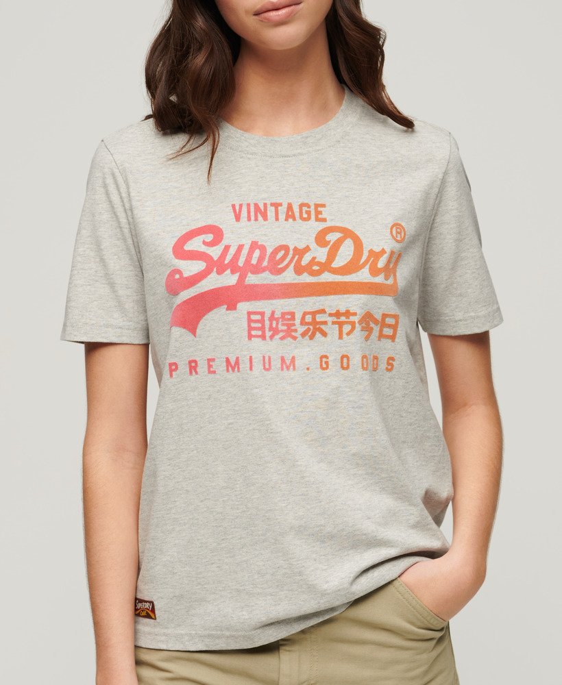 camiseta tonal graphic relaxed em cinza glacial mesclado