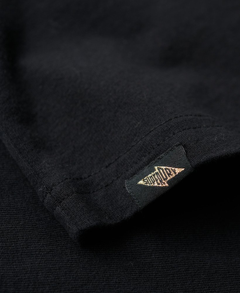 camiseta gráfica lo-fi rock na cor preto jato