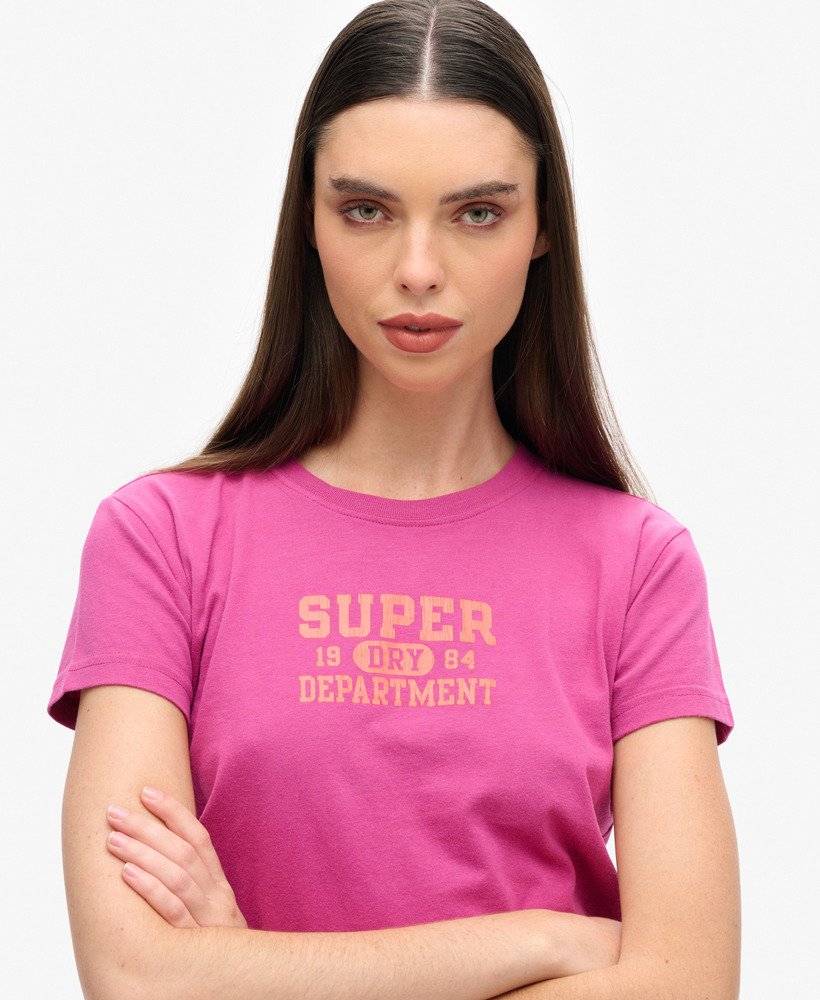 camiseta super athletics fitted na cor roxa baton rouge