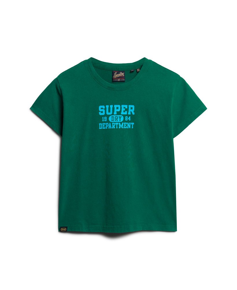 camiseta super athletics fitted na cor verde tempestade