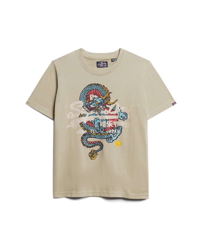 camiseta tokyo relaxed na cor verde cáqui claro