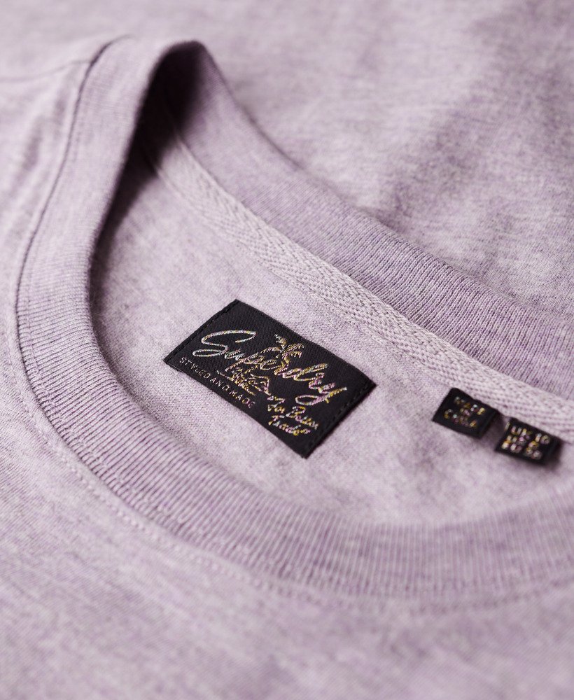 camiseta outdoor stripe relaxed na cor parma violeta mesclada