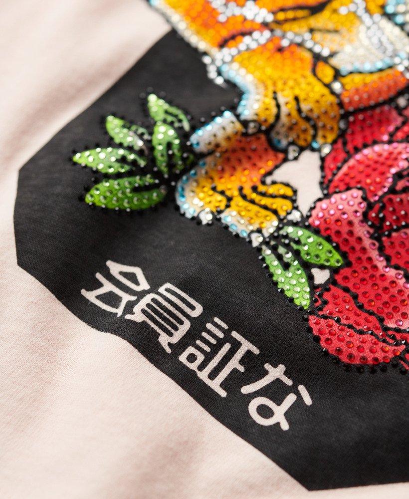 camiseta osaka 6 narrative anos 90 na cor pink clay