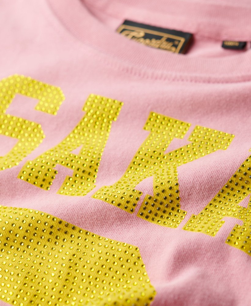 camiseta osaka 6 cali rs anos 90 em rosa claro