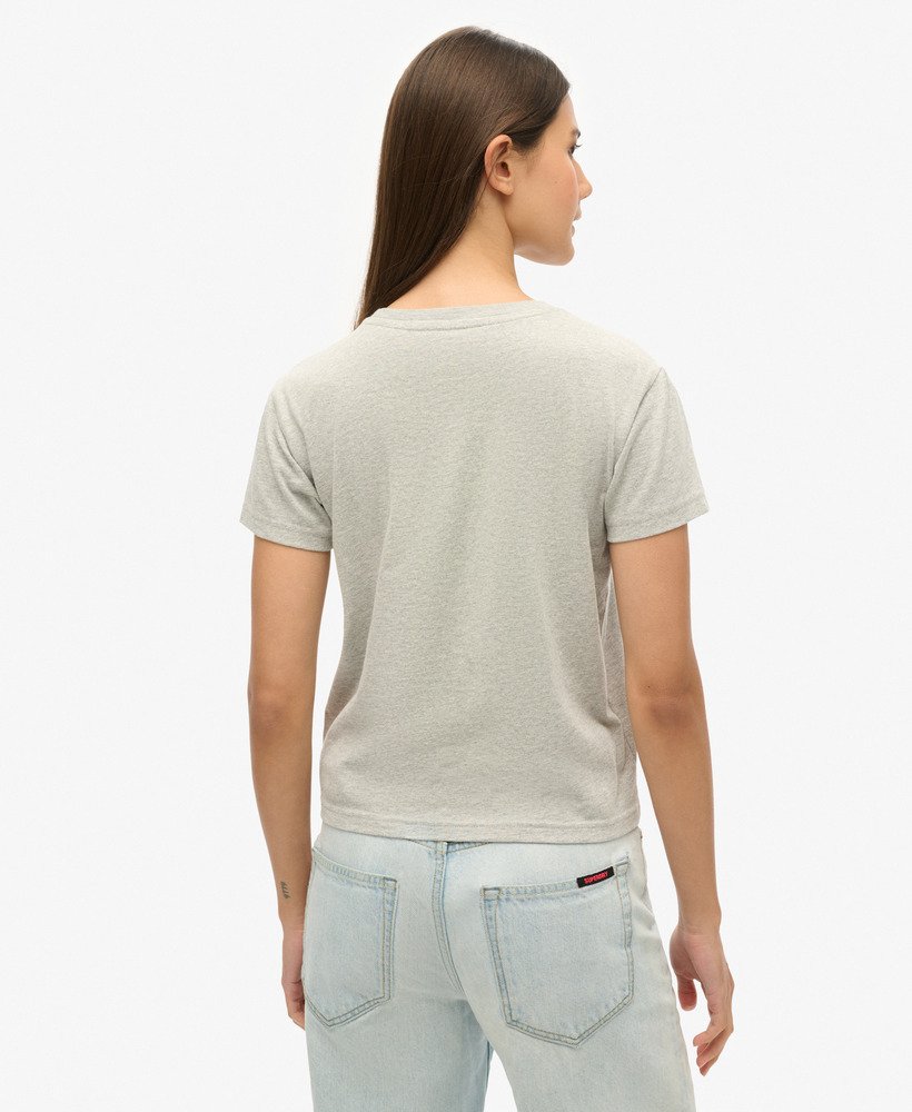 camiseta superdry x komodo hathi na cor bege mesclado pedra-pomes