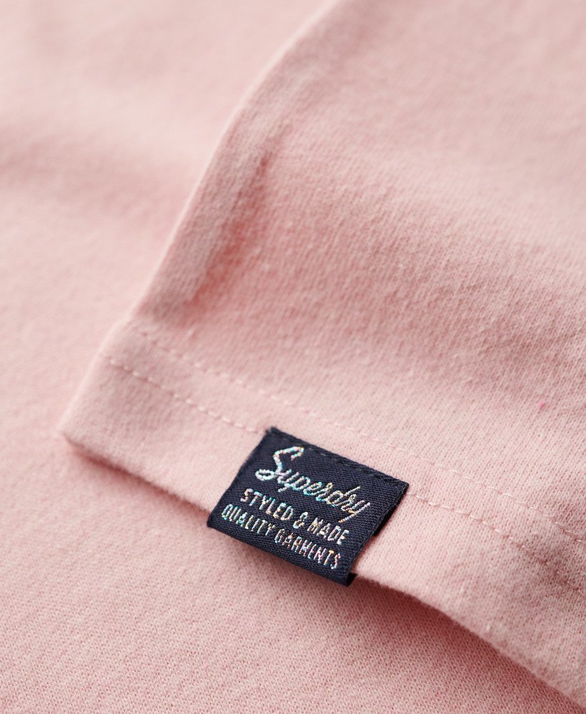 camiseta premium script entry na cor rosa mesclado somon