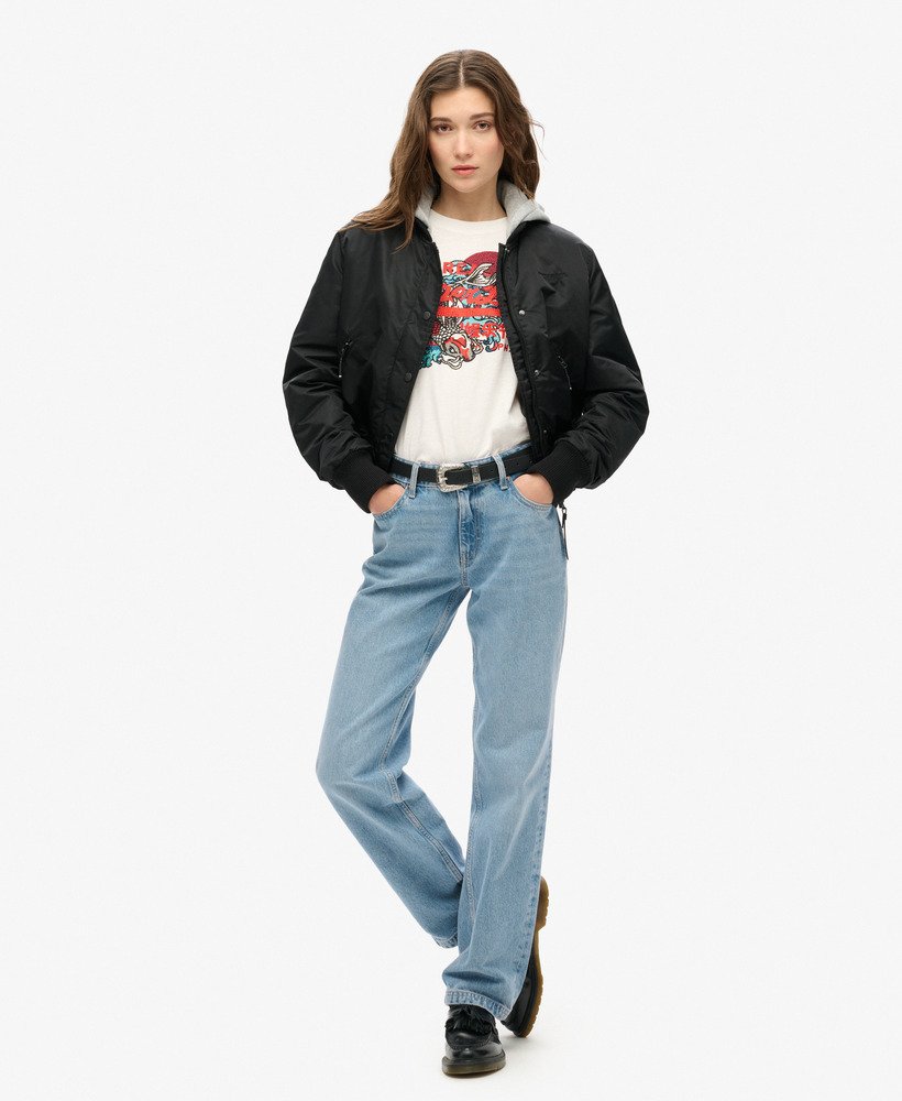 camiseta tokyo vintage logo graphic relaxed na cor branco inverno
