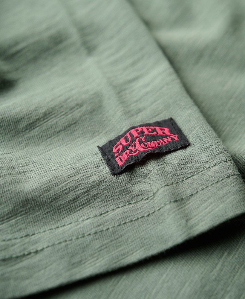 camiseta tokyo vintage logo graphic relaxed na cor cáqui louro
