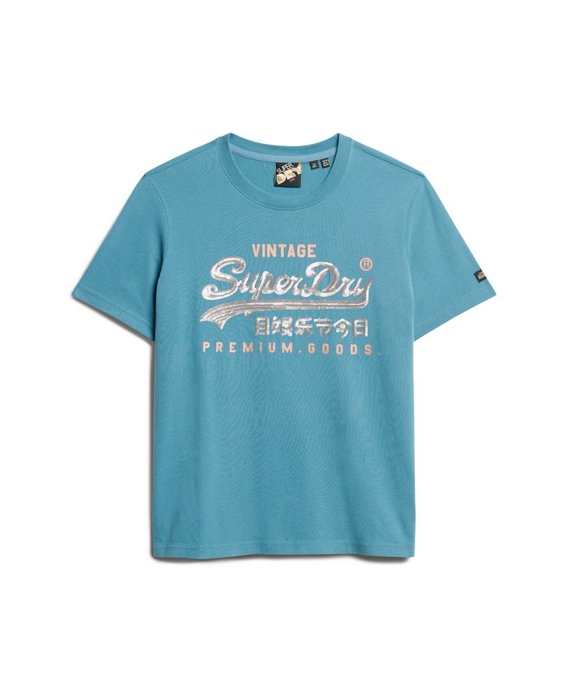 camiseta vl graphic com detalhes em azul egeu