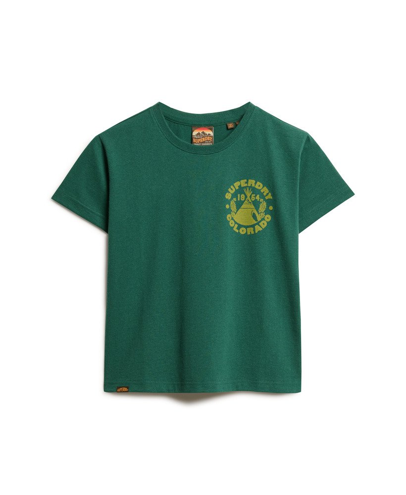 camiseta lo-fi outdoor fitted na cor bengreen mesclado