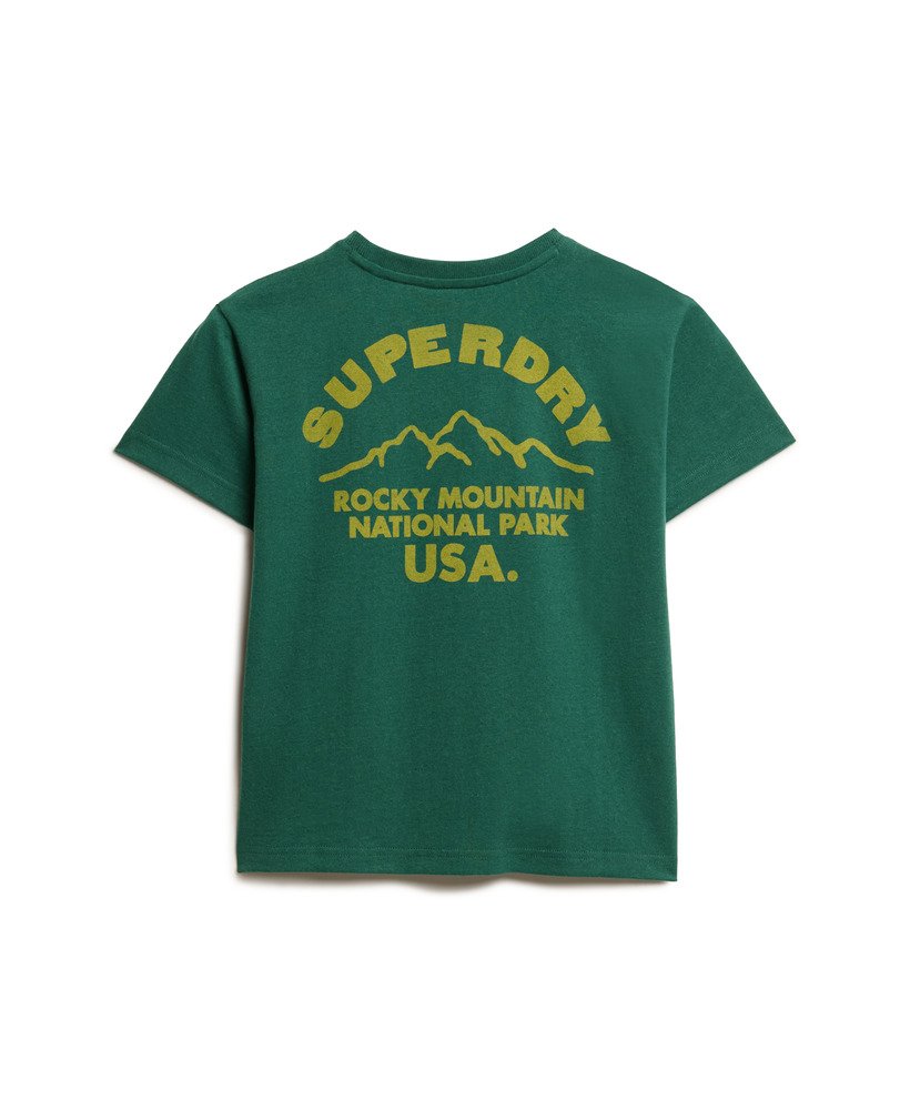 camiseta lo-fi outdoor fitted na cor bengreen mesclado
