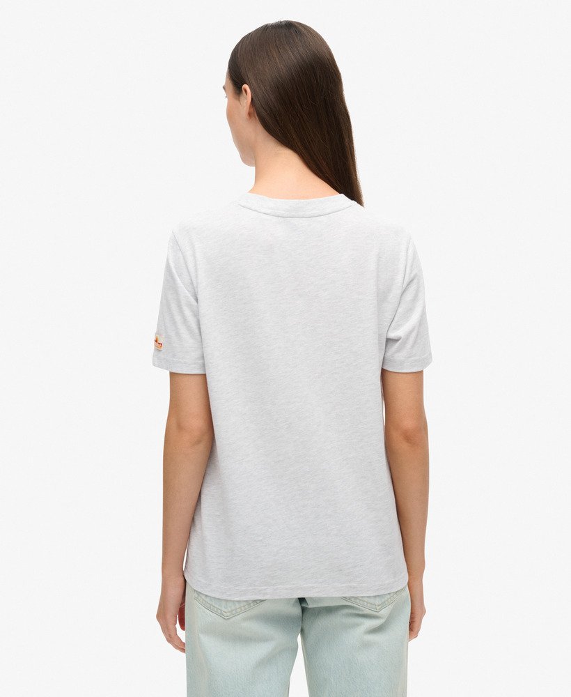 camiseta puff print vl relaxed na cor glacier grey mesclal